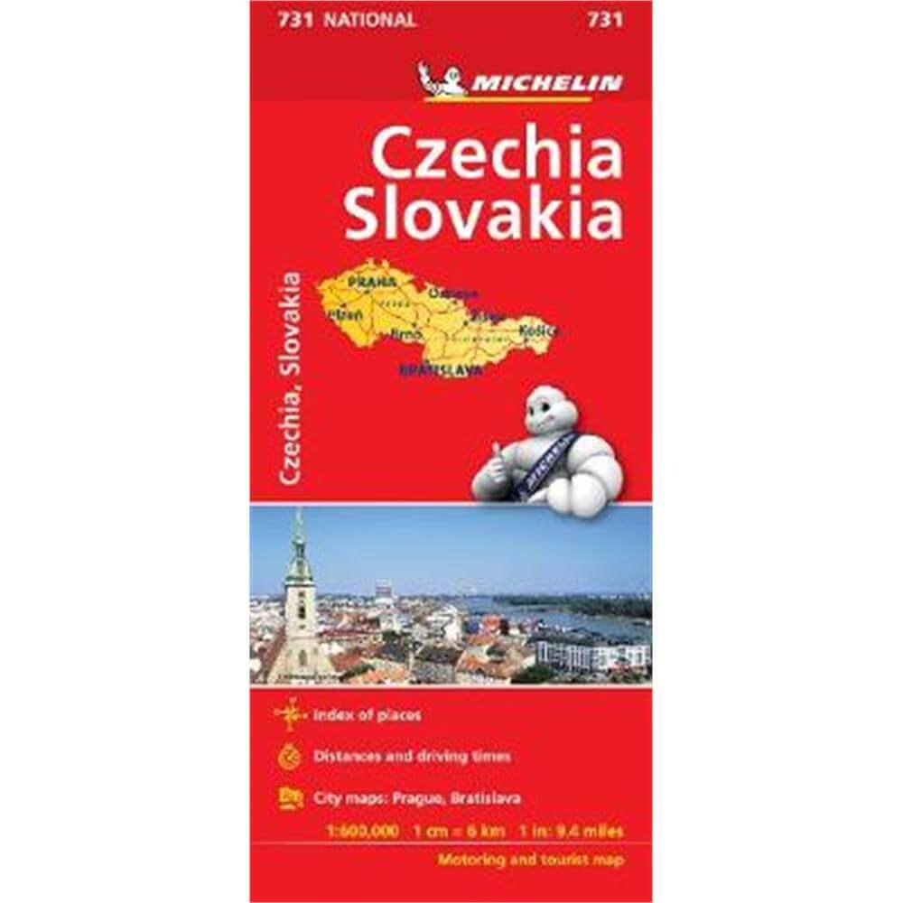 Czech Republic/Slovak Republic - Michelin National Map 731